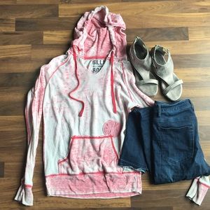 Billabong distressed sweatshirt, Size L